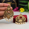 Gold Color Colorful Kundan Antique Earrings (GSE2384GLD)