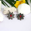Red Color Oxidised Earrings (GSE2463RED)