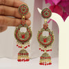 Red Color Oxidised Earrings (GSE2566RED)