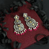 Rani Color Stone Oxidised Dual Tone Earrings (GSE2570RNI)