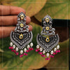 Rani Color Stone Oxidised Dual Tone Earrings (GSE2572RNI)