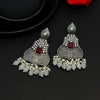 White Color Premium Oxidised Earrings (PGSE2595WHT)