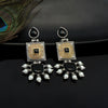 Black Color Premium Oxidised Earrings (PGSE2599BLK)