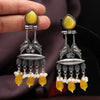 Yellow Color Premium Oxidised Earrings (PGSE2601YLW)