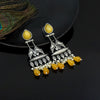 Yellow Color Premium Oxidised Earrings (PGSE2601YLW)