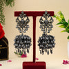 Silver Color Oxidised Earrings (GSE2632SLV)