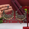 Silver Color Oxidised Earrings (GSE2634SLV)
