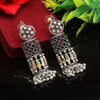Gold Color Oxidised Earrings (GSE2639GLD)