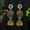 Gold Color Oxidised Earrings (GSE2651GLD)
