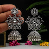 Silver Color Oxidised Earrings (GSE2657SLV)