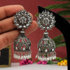 White Color Oxidised Earrings (GSE2659WHT)