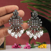 White Color Oxidised Earrings (GSE2662WHT)