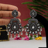 Silver Color Oxidised Earrings (GSE2669SLV)