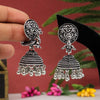 Silver Color Oxidised Earrings (GSE2671SLV)