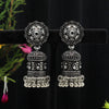 Silver Color Oxidised Earrings (GSE2682SLV)