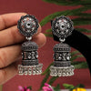 Silver Color Oxidised Earrings (GSE2682SLV)