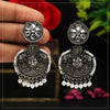 White Color Oxidised Earrings (GSE2691WHT)