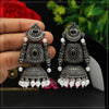 Black Color Oxidised Earrings (GSE2693BLK)