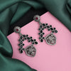 Black Color Oxidised Earrings (GSE2769BLK)