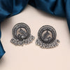 Silver Color Oxidised Earrings (GSE2776SLV)