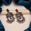 Red Color Oxidised Earrings (GSE2784RED)