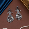 Silver Color Oxidised Earrings (GSE2785SLV)
