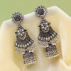 Silver Color Oxidised Earrings (GSE2786SLV)