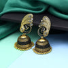 Black Color Oxidised Big Jhumka Earrings (GSE2787BLK)