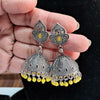 Yellow Color Oxidised Earrings (GSE2795YLW)