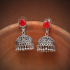 Red Color Oxidised Earrings (GSE2810RED)