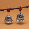 Red Color Oxidised Earrings (GSE2810RED)