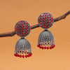 Red Color Oxidised Earrings (GSE2811RED)