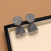 Silver Color Oxidised Earrings (GSE2811SLV)
