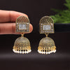 Gold Color Oxidised Earrings (GSE2812GLD)