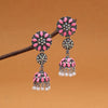 Pink Color Oxidised Earrings (GSE2816PNK)