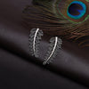 Silver Color Oxidised Earrings (GSE2827SLV)