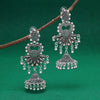 Silver Color Oxidised Earrings (GSE2848SLV)