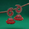 Red Color Oxidised Earrings (GSE2851RED)
