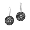 Indian Traditional Oxidised Stud Brass Earrings (GSE473SLV)