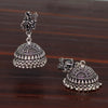 Splendid Design Shiva Silver Oxidised Earrings (GSE537SLV)