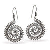 Jaipur Mart German Silver Oxidised Trendy Design light weight Dangler Earring for Girls (GSE556SLV)
