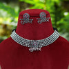 Maroon Color Oxidised Temple Necklace Set (GSN1304MRN)