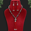 Maroon Color Oxidised Beads Necklace Set (GSN1606MRN)