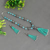 Rama Green Color Oxidised Beads Necklace Set (GSN1606RGRN)