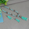 Rama Green Color Oxidised Beads Necklace Set (GSN1607RGRN)