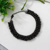 Black Color Oxidised Choker Necklace (GSN1645BLK)