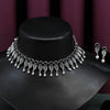 Black Color Oxidised Necklace Set (GSN1770BLK)