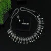 Black Color Oxidised Necklace Set (GSN1770BLK)