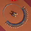 Blue Color Oxidised Necklace Set (GSN1770BLU)