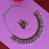Red Color Oxidised Necklace Set (GSN1770RED)